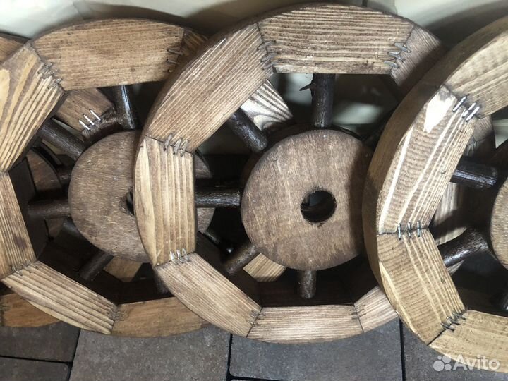 Колеса диаметр 24 для декоративных тележек