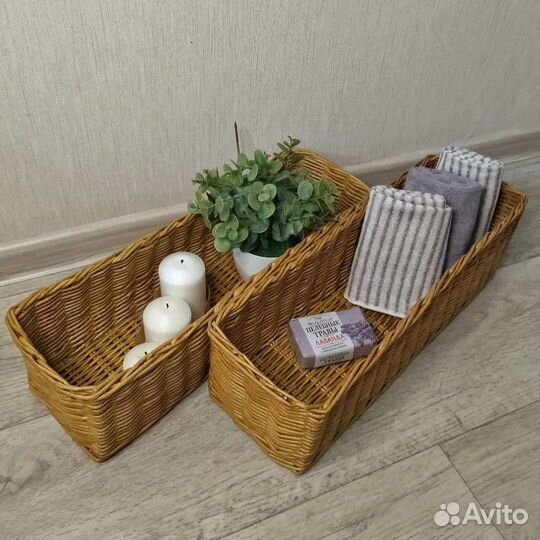 Плетеные корзины (короба в нишу)