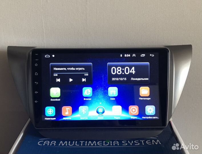 Штатная магнитола Mitsubishi lancer 9