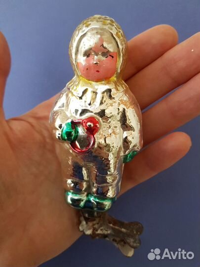 Елочные украшения неваляшка/ снеговик СССР