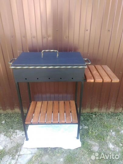Мангал с крышкой