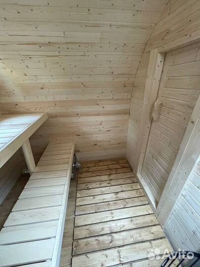 Баня бочка Квадро Премиум