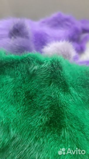 Куски норкового меха