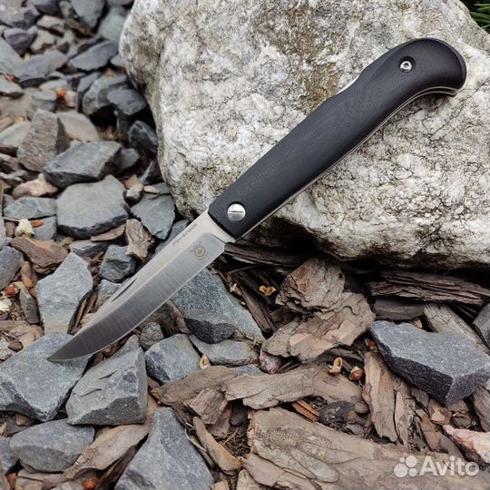 Нож складной Fin-track Black AUS 10