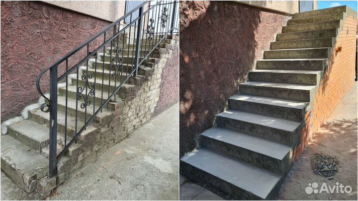 Монолитные бетонные лестницы в Калининграде