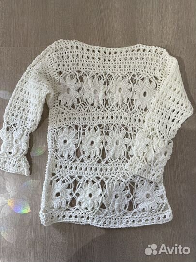 Кофточка вязанная, ручная работа