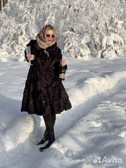 Шуба женская натуральная 42 46