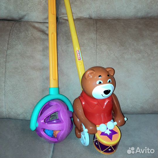 Каталка с ручкой