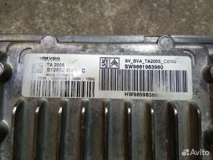 Блок управления АКПП Пежо 307