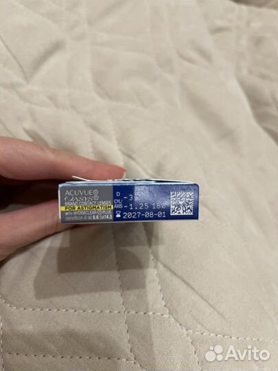 Линзы контактные acuvue oasys for astigmatism