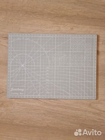 Коврик для резки А4 ткани бумаги серый мат