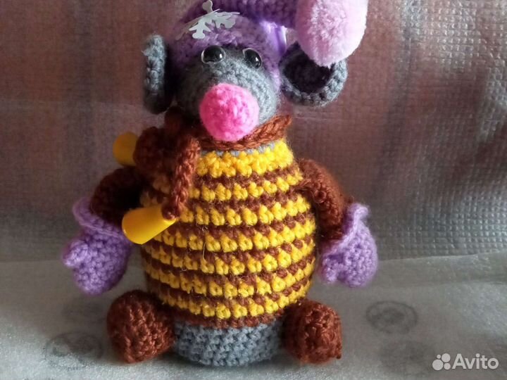 Игрушка Мышонок-3шт