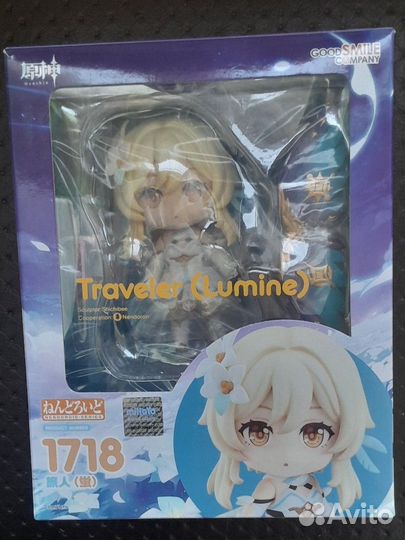 Аниме фигурка геншин люмин нендороид