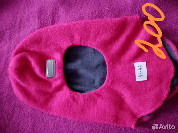 Шапка шлем для девочки