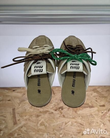 Мюли Miu Miu x New Balance