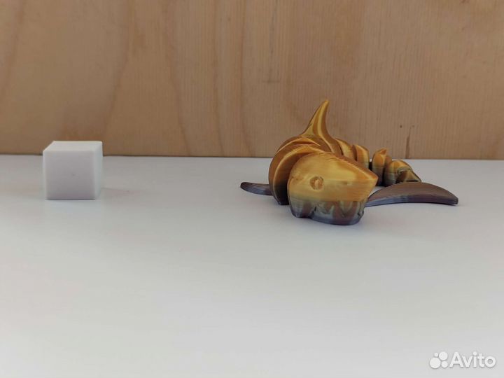 Акула. Подвижные игрушки. Антистресс игрушка. 3d