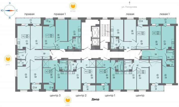 1-к. квартира, 40,6 м², 4/16 эт.