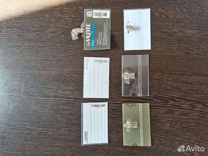 Бейджи 6 шт. Рожки Новогодние