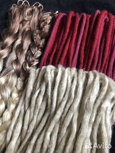 Канекалон & 2 комплекта дред