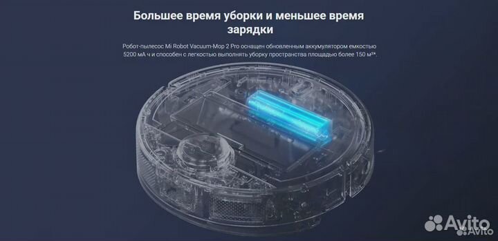 Робот пылесос xiaomi mi robot vacuum mop 2 pro