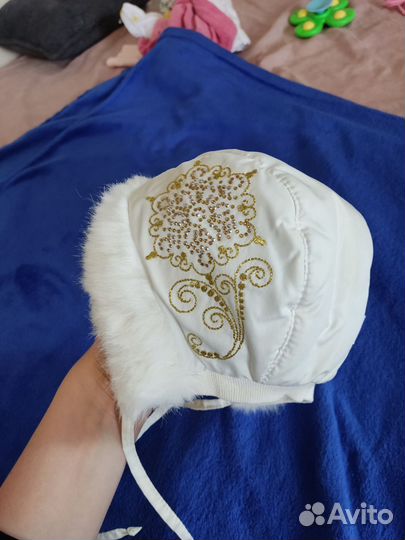 Шапка детская зимняя на синтепоне