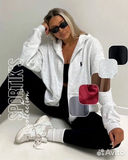 Sportik’s collection 25’ Zip худи на молнии Polo