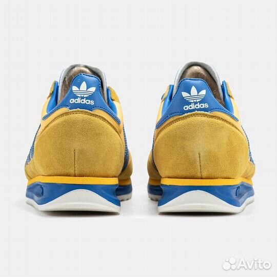 Adidas originals sl72 rs yellow & blue sneakers