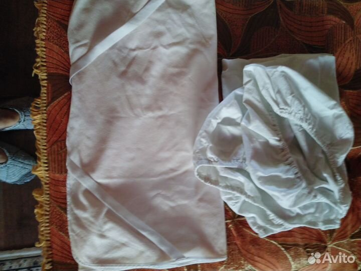 Наматрасник и простынь непромокаемые 120 60