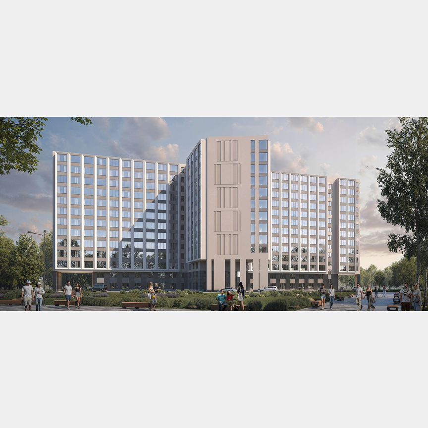 1-к. апартаменты, 27,8 м², 11/13 эт.