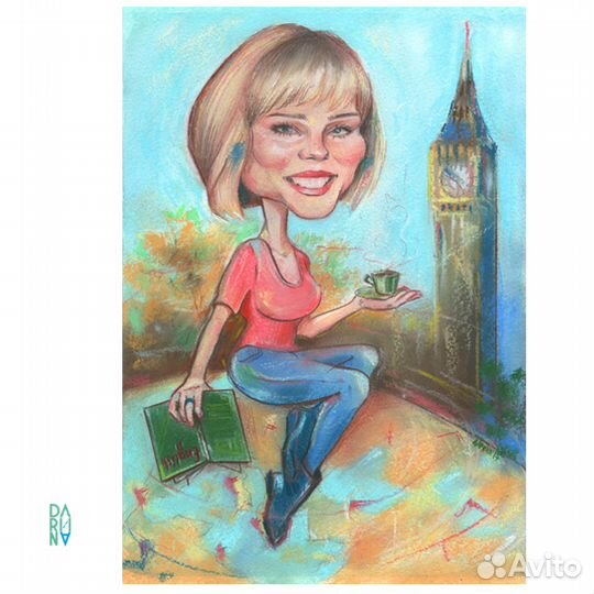 Качественный шарж - подарок на любой праздник