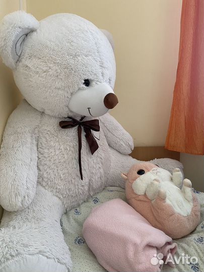 Большой плюшевый мишка 150см