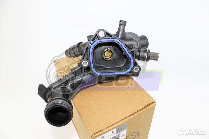 Термостат в корпусе peugeot-citroen 9808647080