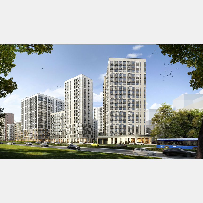 2-к. квартира, 52,4 м², 15/17 эт.