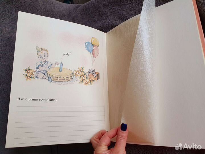 Фотоальбом для первого года малыша на итал. языке