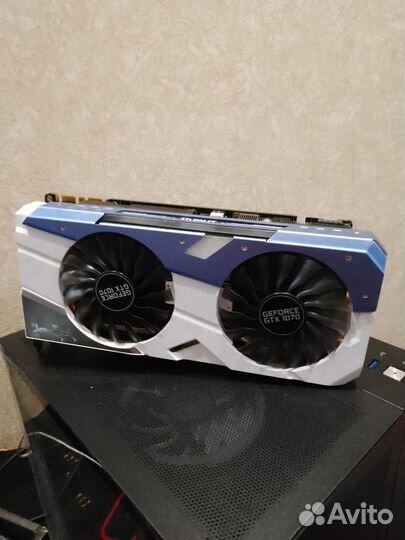 Видеокарта gtx 1070 8gb palit gamerock