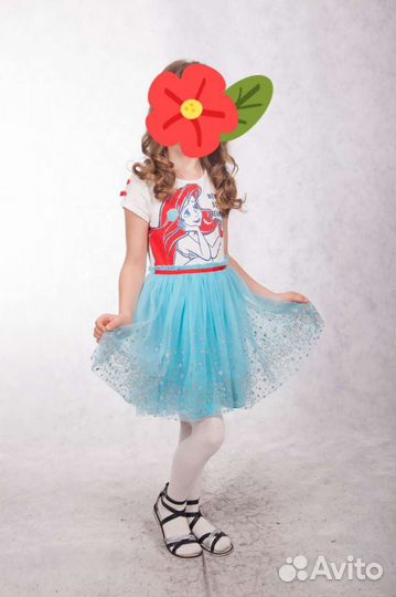 Нарядное платье для девочки 122 128