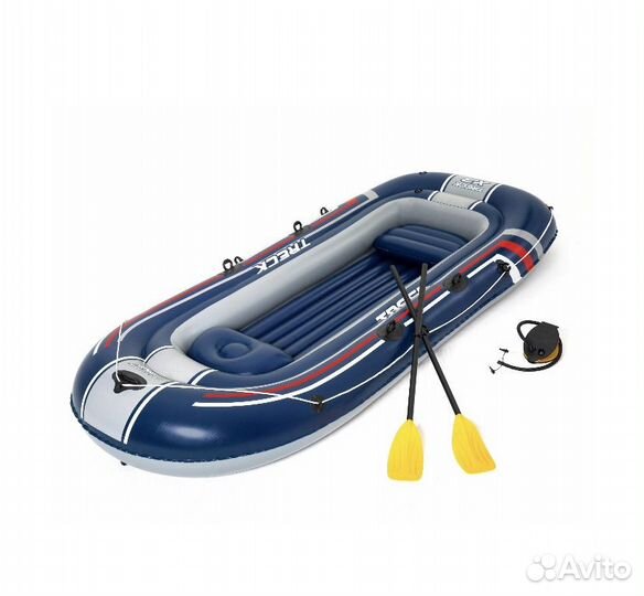 Надувная лодка Bestway Treck X3 61110 синий