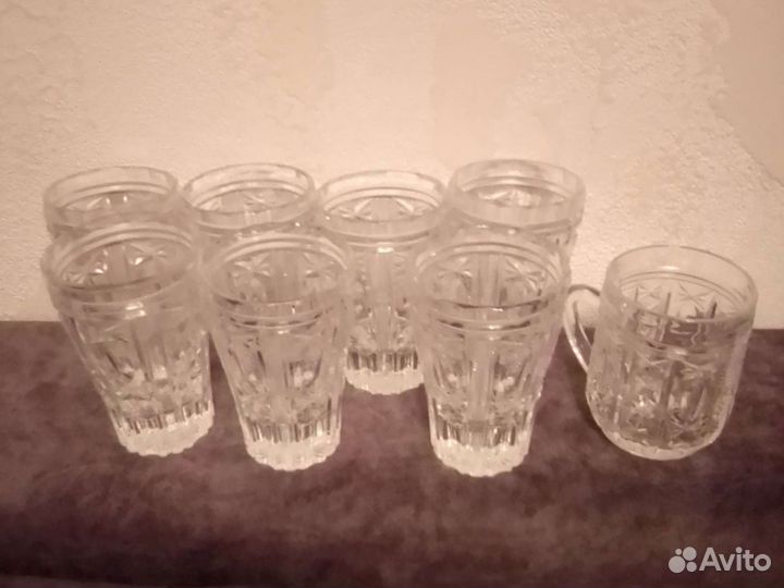 Фужеры, бокалы, хрусталь