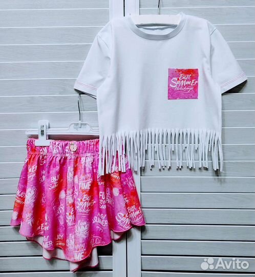 Топ и шорты для девочки