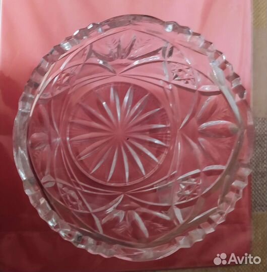 Салатник хрустальный