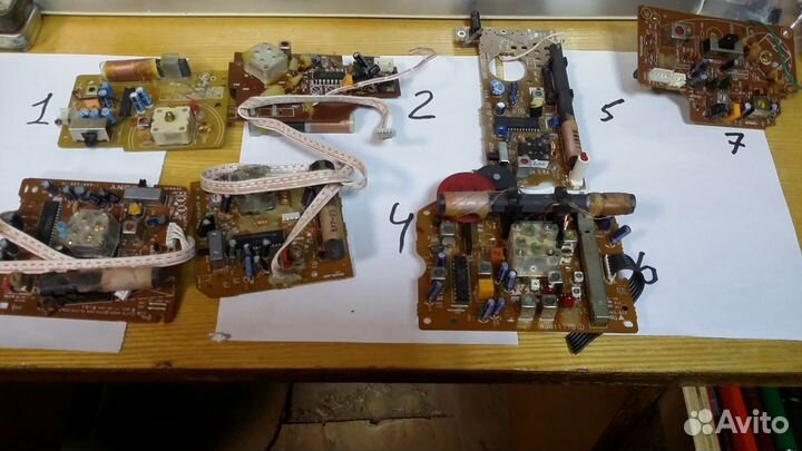 Платы, блоки с разбора от муз. центров и т.д