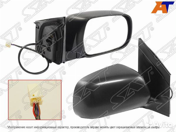 Зеркало toyota harrier