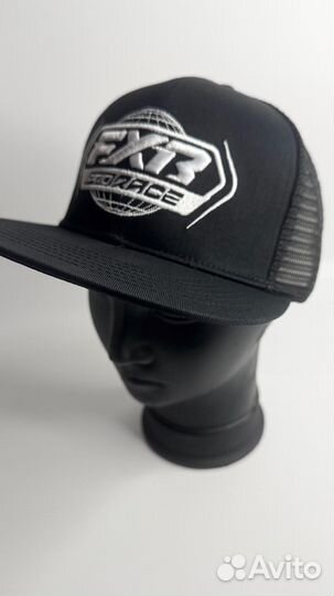 Бейсболка FXR Race Div Black White Adult