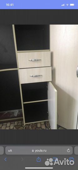 Кровать чердак со столом и шкафом