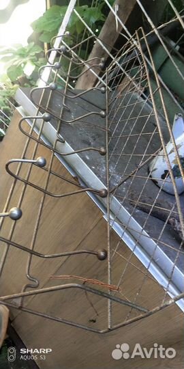 Вешалка металлическая большая ретро СССР