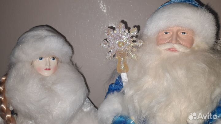Дед Мороз и Снегурочка игрушки
