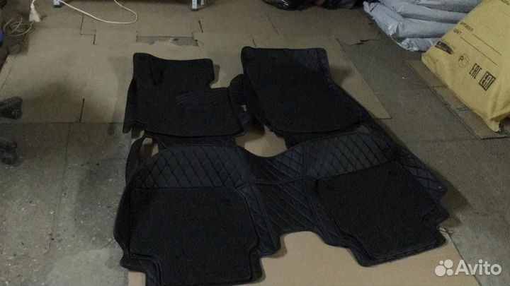 3D Коврики KIA Carnival 4 из Экокожи