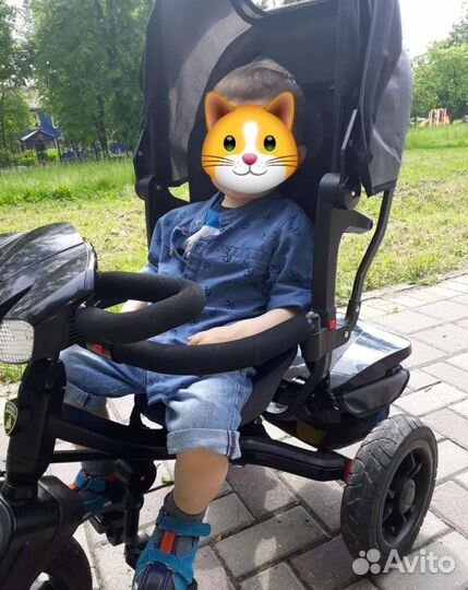 Детский трехколесный велосипед lamborghini