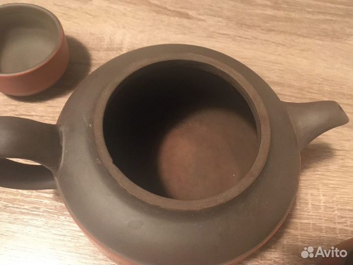 Чайный набор из натуральной глины