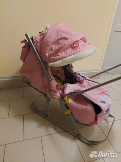 Санки детские с колесами